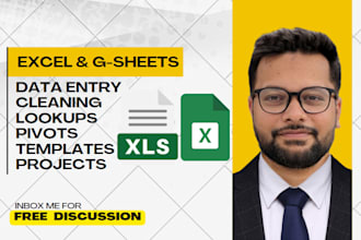 do data cleaning, graphs and tables in excel and google sheets