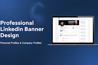 design professional linkedin banner header cover for you