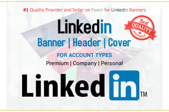 design professional linkedin banner header cover for you