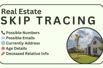 do skip tracing for real estate