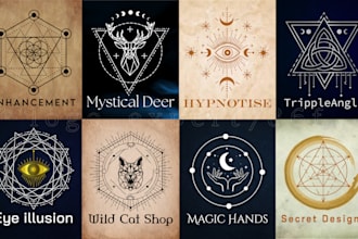 do sacred geometry, mystical or spiritual logo design