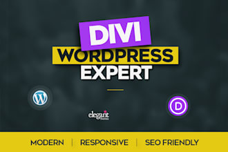 customize wordpress website with divi theme or divi builder