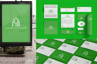 do brand identity package with corporate visual identity guide