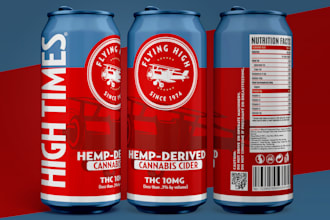 design label for beer can, bottle packaging, drink packaging