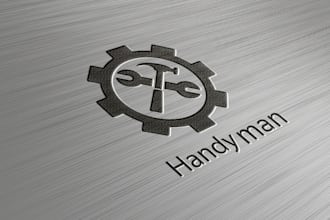 make creative logo about home repair, roofing, remodeling, handyman