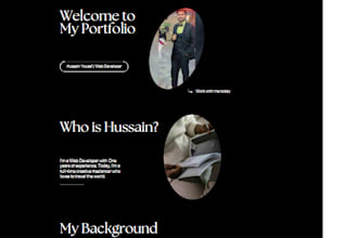create a responsive html landing page