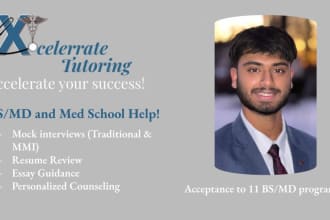 do bsmd and premed college advising and mock interviews