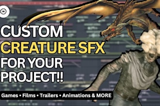 design custom monster sounds for your project