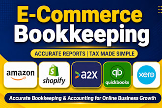 do e commerce, bookkeeping, accounting, amazon, shopify,a2x