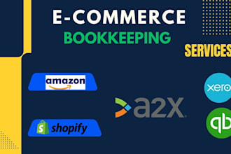 do e commerce, bookkeeping, accounting, amazon, shopify,a2x