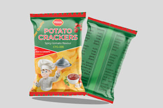 design a packaging design in adobe illustration