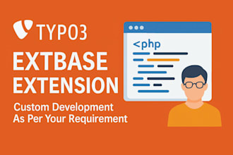 create typo3 extension as per requirement