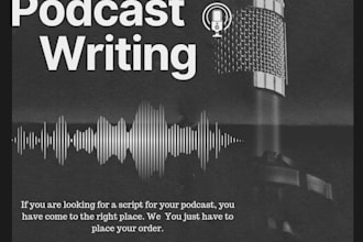 create a original and professional script for your podcast