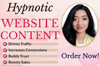 be your SEO website content writer or do website copywriting