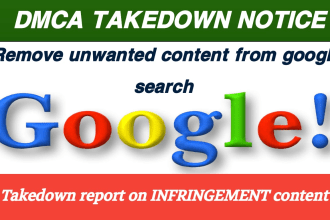 remove pirated,leaked,defaming and stolen content from google under dmca