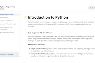 design stunning documentation website using gitbook
