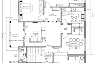 make 2d floor layout plan in autocad revit 3d model sketch up render civil3d svy