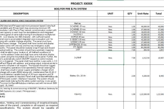 create bill of quantity or bill of material from layout in autocad or PDF