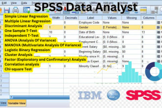 help with spss data analysis and write a report for it