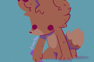 draw you oc furry in my cute style