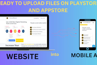 create a mobile app for your existing website within a day competitive price
