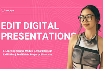 design a digital presentation