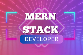 develop a custom mern stack web app