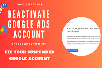 reactivate suspended google ads account due to circumventing