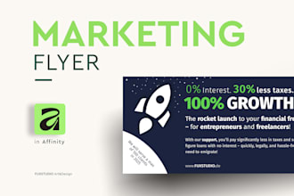 design a high converting marketing flyer