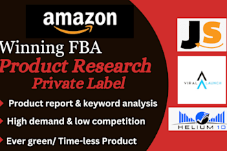 do amazon product research for private label, fba product hunting