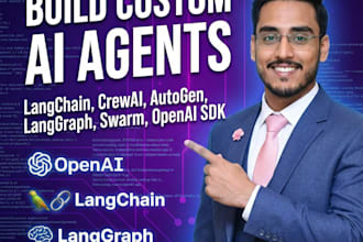 build custom ai agents with langchain crewai autogen swarm langraph openai sdk