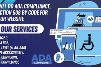 do manual ada accessibility compliance wcag tier aa, aaa sec 508