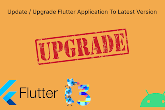 update your flutter application to the latest version