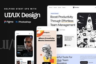 do website ui ux design, figma mobile app ui ux, UI UX design in figma