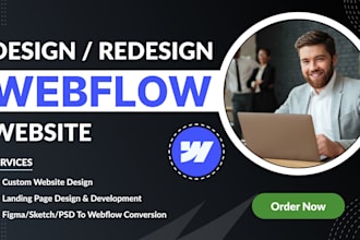 design webflow website, convert figma to webflow or redesign your webflow site