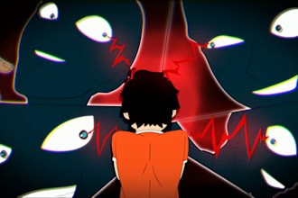 do professional 2d animations, frame by frame animation