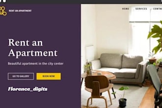 create apartment booking website, airbnb website, short term rental website
