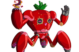 draw mech chibi versions of your characters in my own style