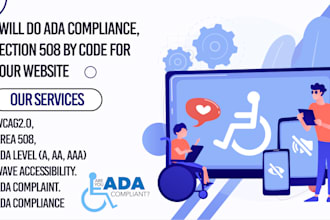 do ada compliance wcag tier aa and aaa compliant by code
