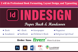 perfect typesetting for novels, ebooks, and paperbacks