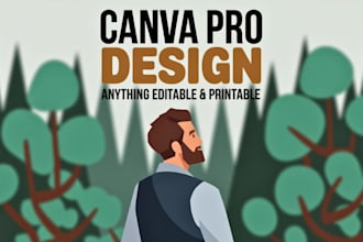 be canva design expert for best canva flyer, canva infographic and canva logo