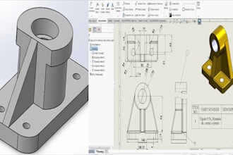 design using solid works, inventor and autocad