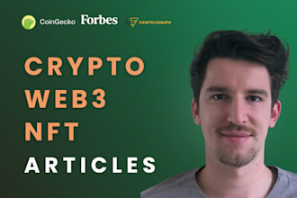 write SEO crypto, nft, web3 and blockchain blogs
