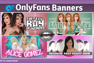 design amazing onlyfans banners