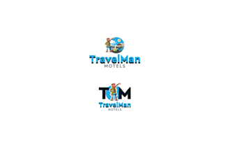design highest level exceptional travel man logo