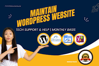 do wordpress website maintenance and wordpress support  help