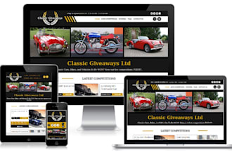 build raffle website raffle giveaway competition website raffle business website