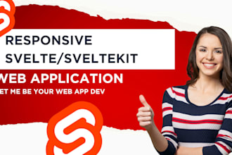 build web apps with svelte, react next js, tailwind, boltnew