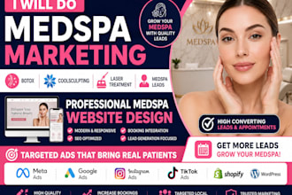 do medspa marketing ad botox coolsculpting laser medspa leads medcal spa website