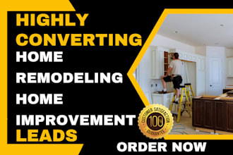 generate home improvement home service kitchen remodeling home renovation leads